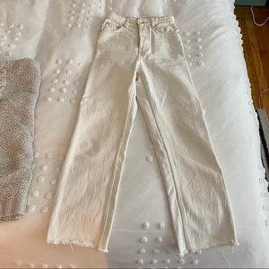 Zara white jeans
